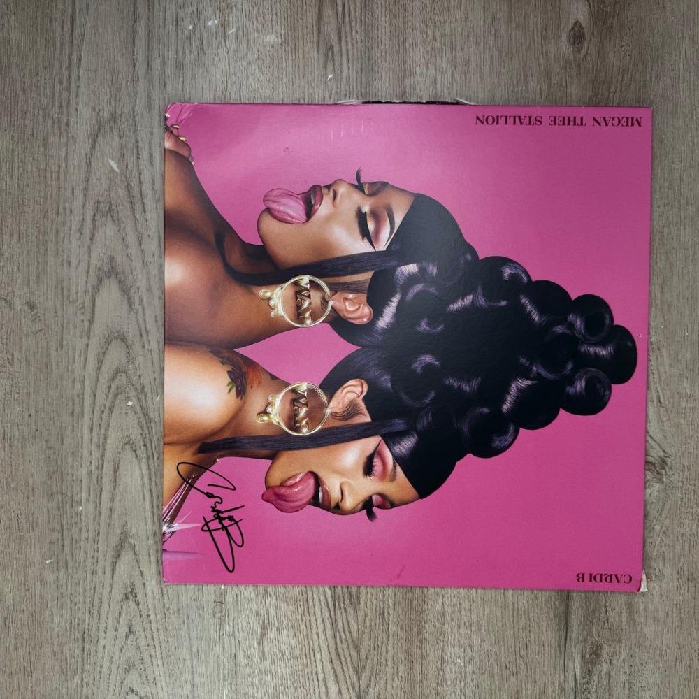 Cardi B Megan Thee Stallion WAP Neon Pink Vinyl 12" Single 12 Inch